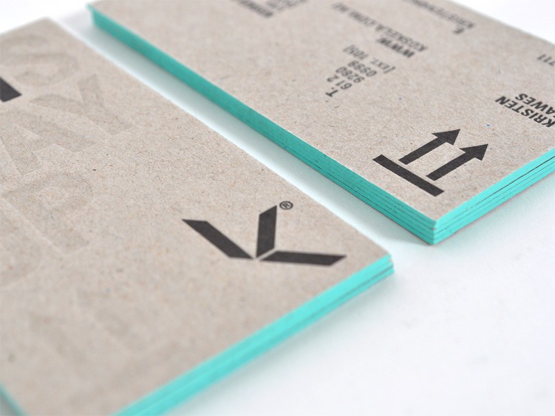 Colored Edges Business Cards Canada