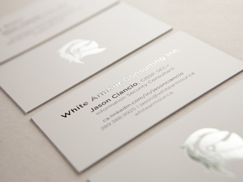 Hot Foil Stamping Cards