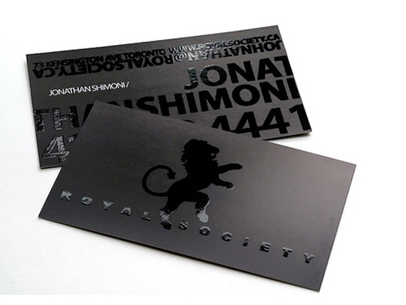 Spot Gloss Business Cards Mississauga
